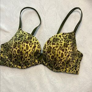 Victoria's Secret Yellow and Black Underwire Bra